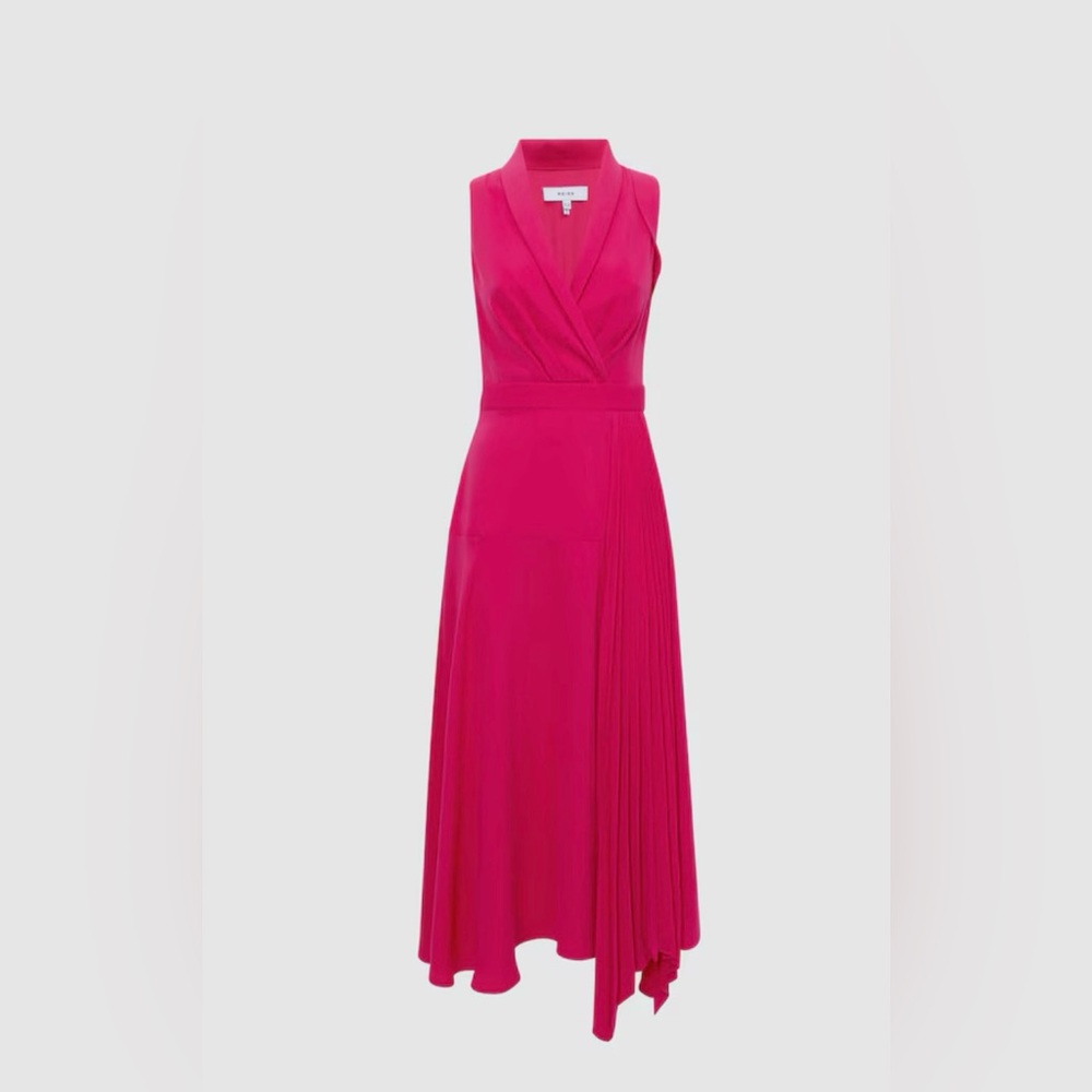 Reiss Pink Midi Dress